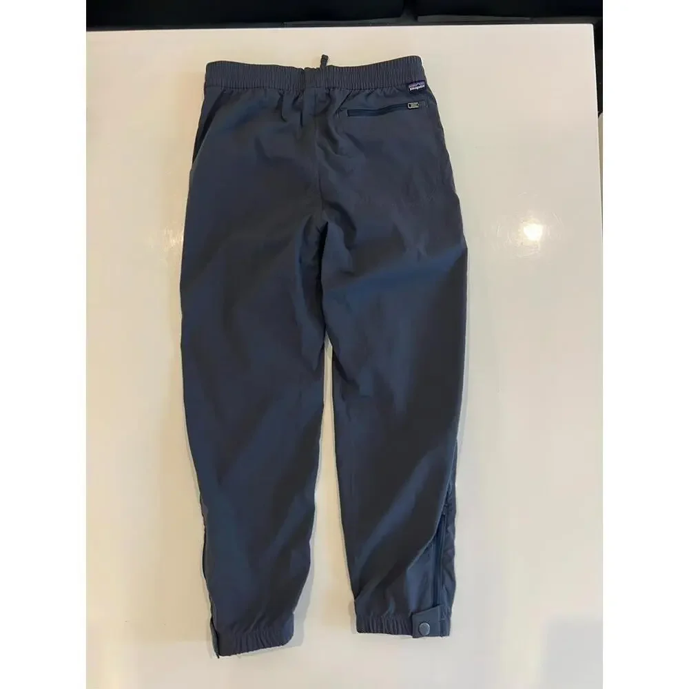 $65 Patagonia Kids Quandary Pants S(7-8 )Smolder Blue Hiking 40+ UPF 66560